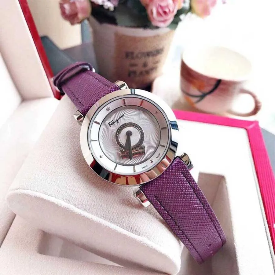 Đồng Hồ Nữ Salvatore Ferragamo Watch FQ4260015 Màu Bạc Tím